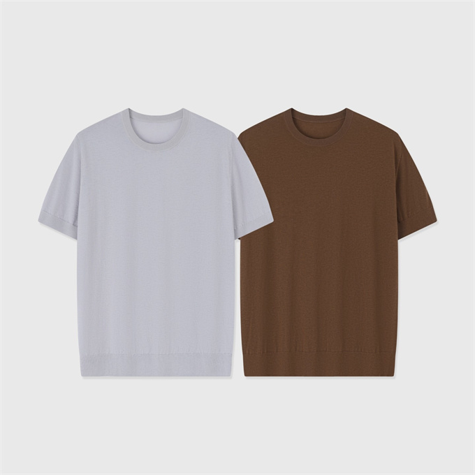 hermes etriviere crew neck knit short sleeve knit sweater